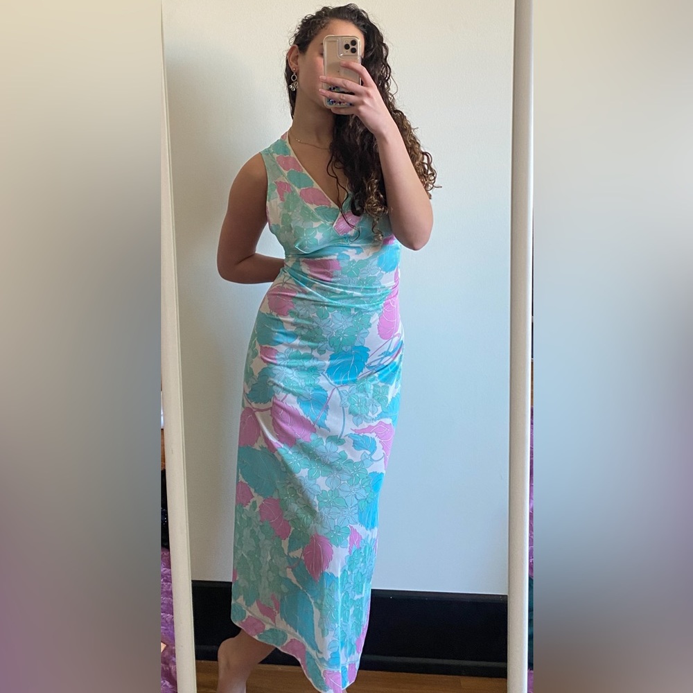Vintage 70s Emilio Pucci for Formfit Rogers Nightgown Sun Dress